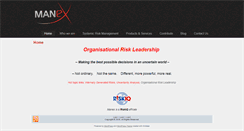 Desktop Screenshot of manex.com.au
